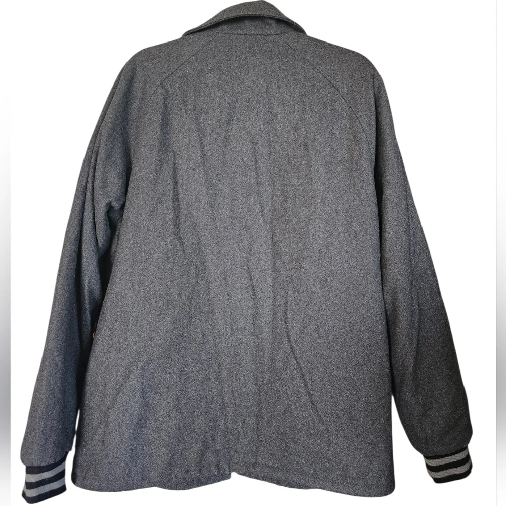 Vans Gray Wool Varsity Jacket for Men